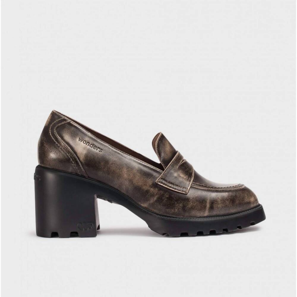 NEW WONDERS women's asport loafers in taupe